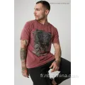 T-shirts à manches courtes colorant pour hommes